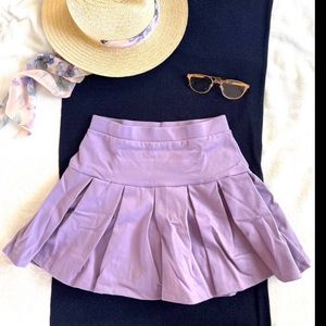 Pleated Mini Skirt